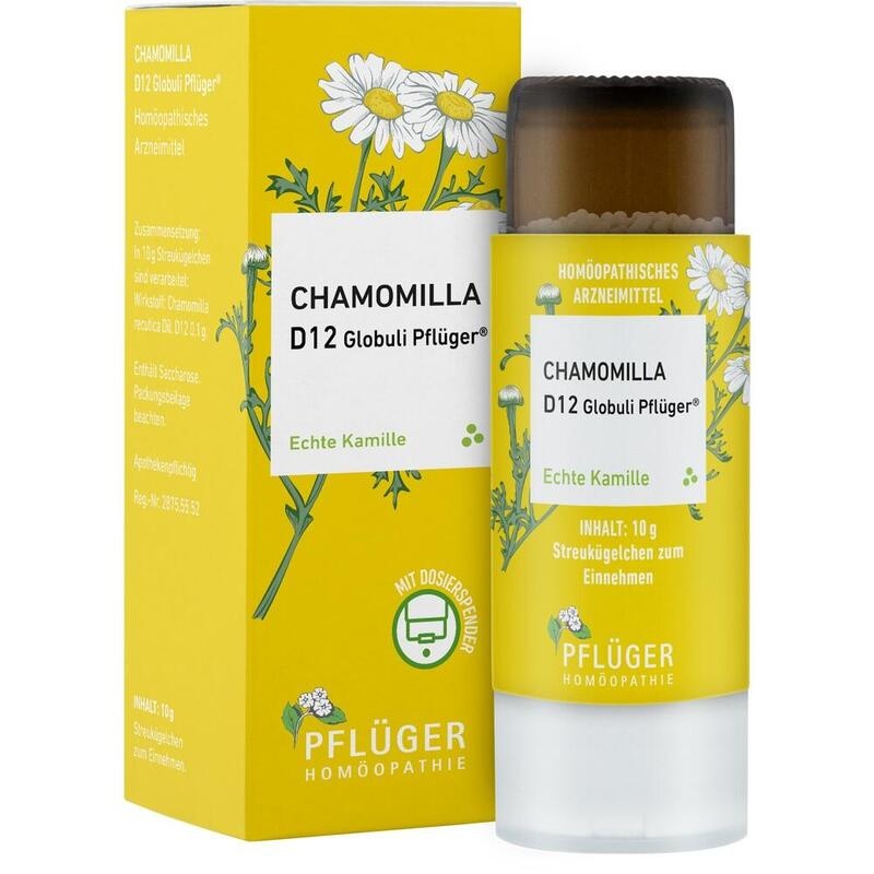 CHAMOMILLA D 12 Globuli Pflüger Globulispender