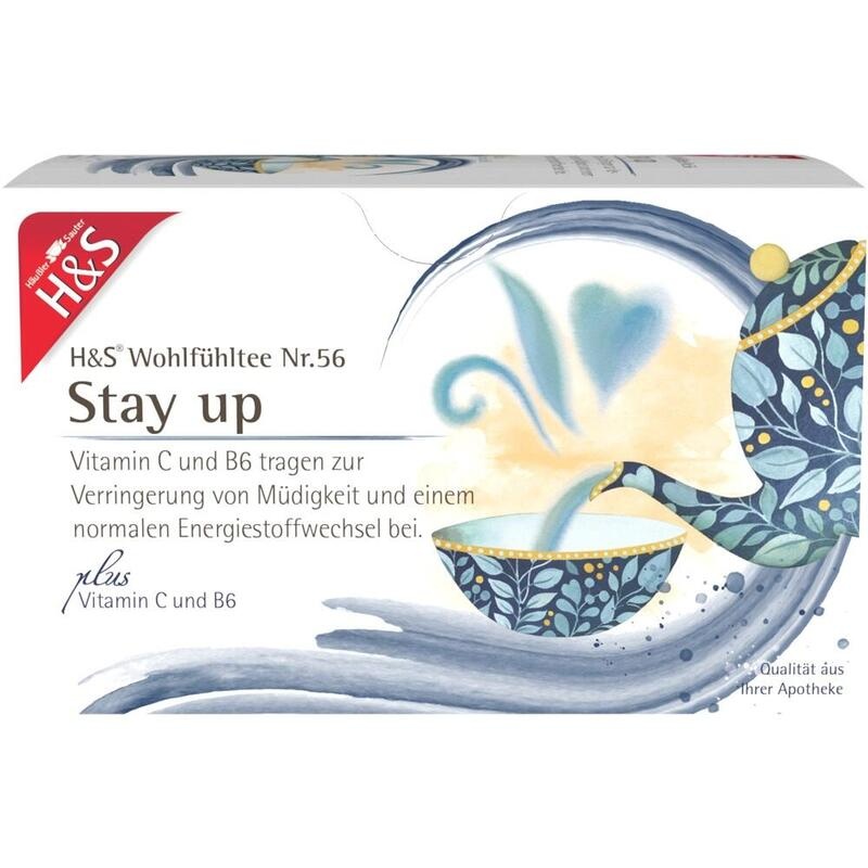 H&S Stay up mit Vitamin C und B6 Filterbeutel