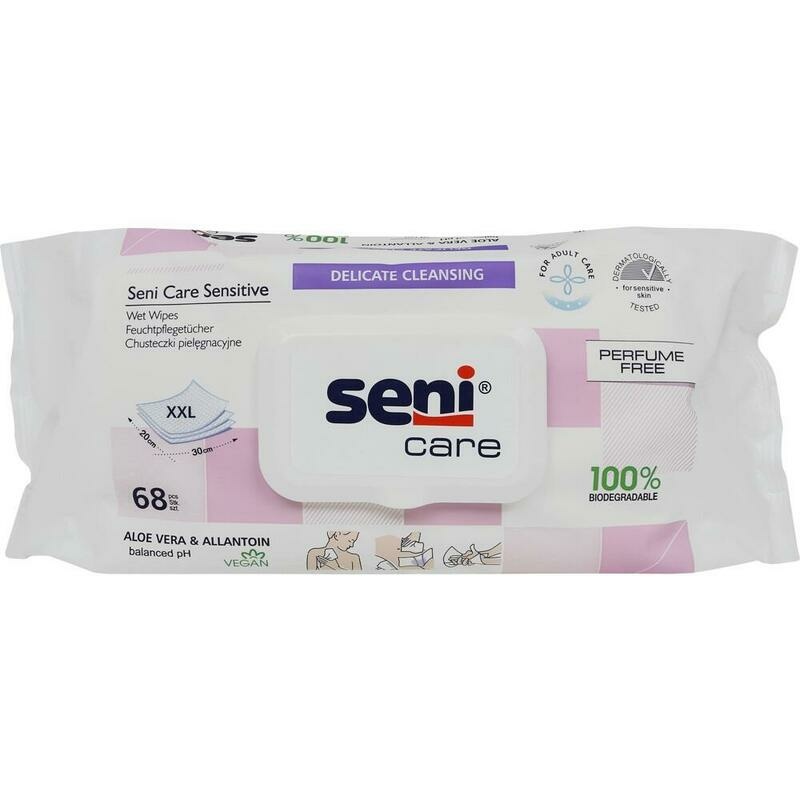 SENI care sensitive Feuchtpflegetücher