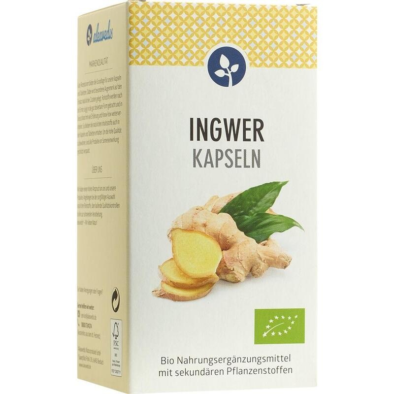 INGWER 400 mg Bio Kapseln vegan