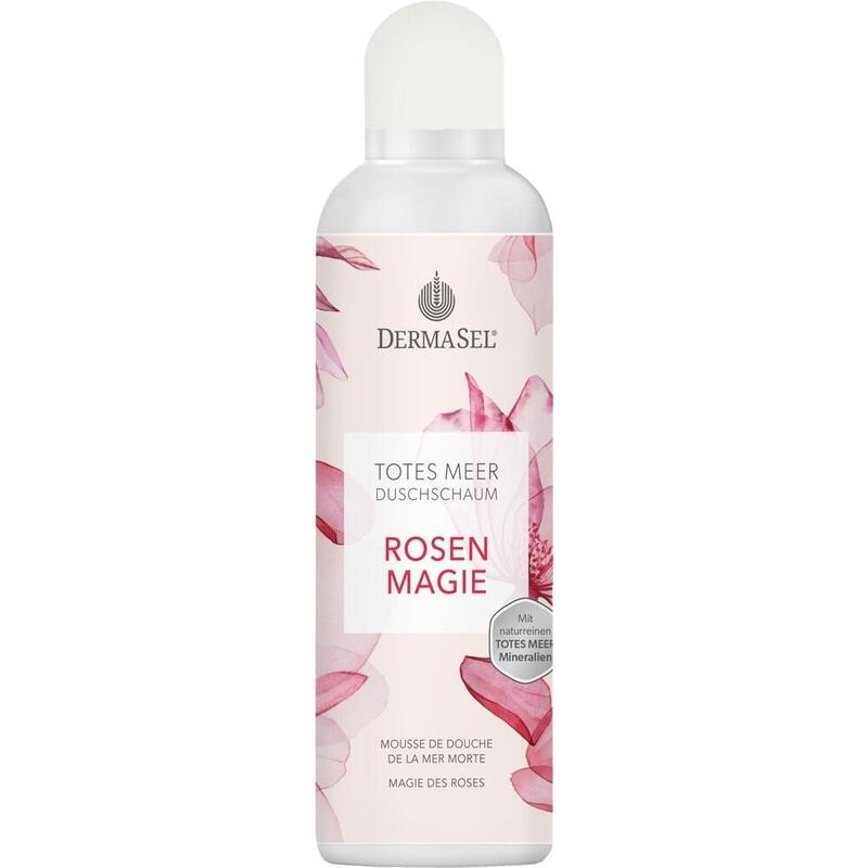 DERMASEL Totes Meer Duschschaum Rosen Magie