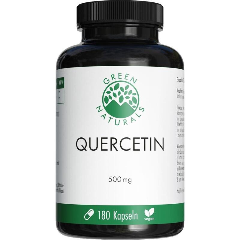 GREEN NATURALS Quercetin 500 mg hochdosiert Kaps.