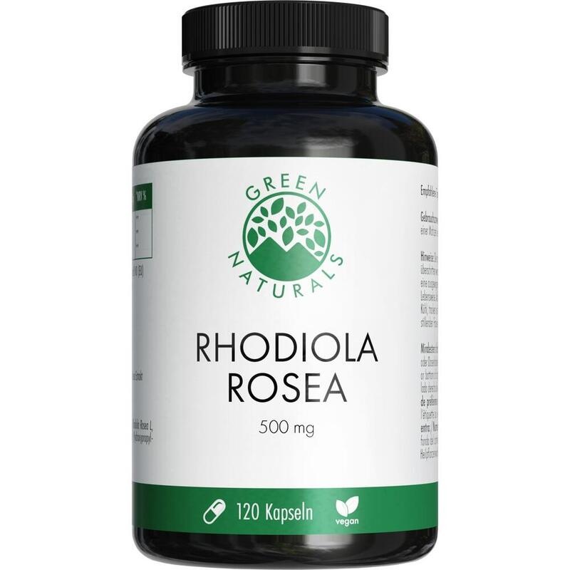 GREEN NATURALS Rhodiola rosea 500 mg hochdos.Kaps.