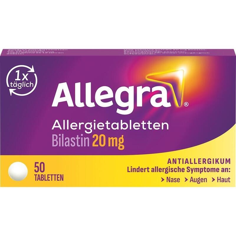 Allegra Allergietabletten bei Heuschnupfen, Tierhaar- & Hausstauballergie - macht nicht müde