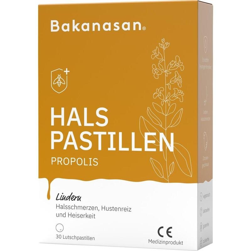 BAKANASAN Halspastillen Propolis