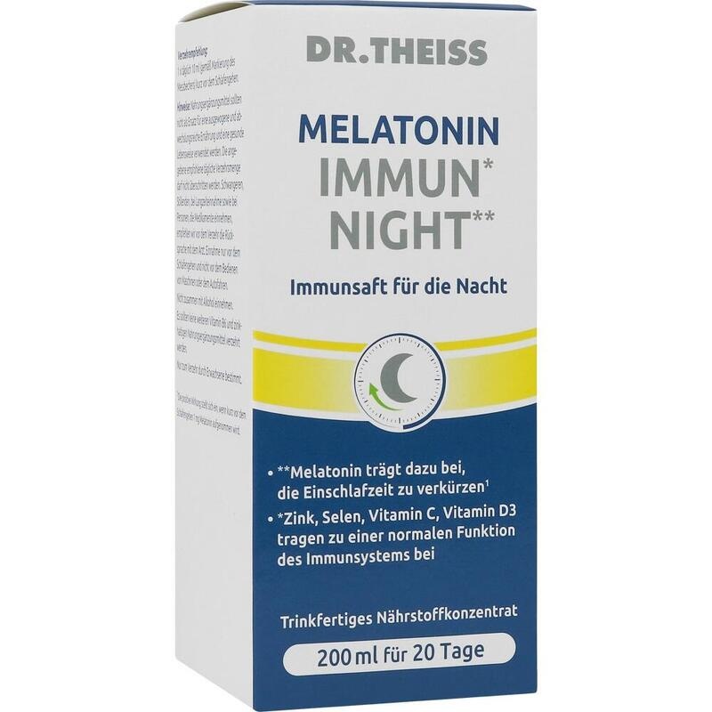 DR.THEISS Melatonin Immun Night Saft