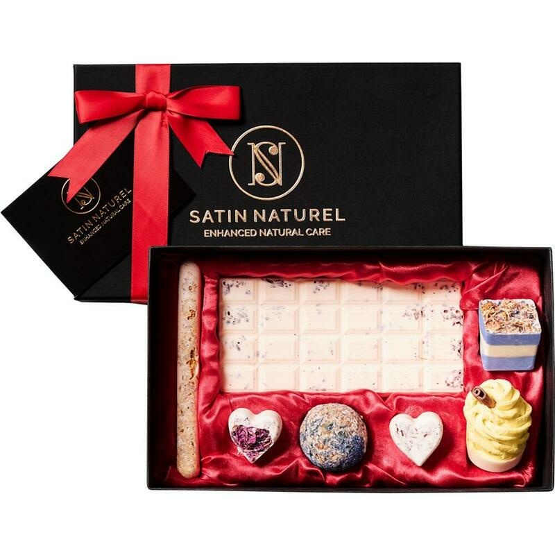 SATIN NATUREL Bio Badepral.Oasis Geschenkset Frau