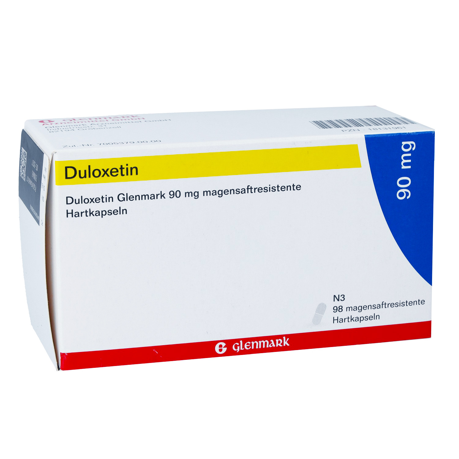 DULOXETIN Glenmark 90 mg magensaftres.Hartkapseln