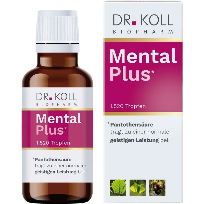 MENTAL Plus Dr.Koll Gemmo Kompl.Pantothensäure Tr