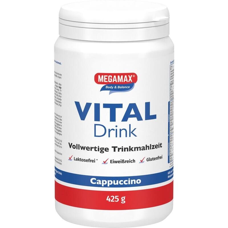 MEGAMAX Vital Drink Cappuccino Pulver