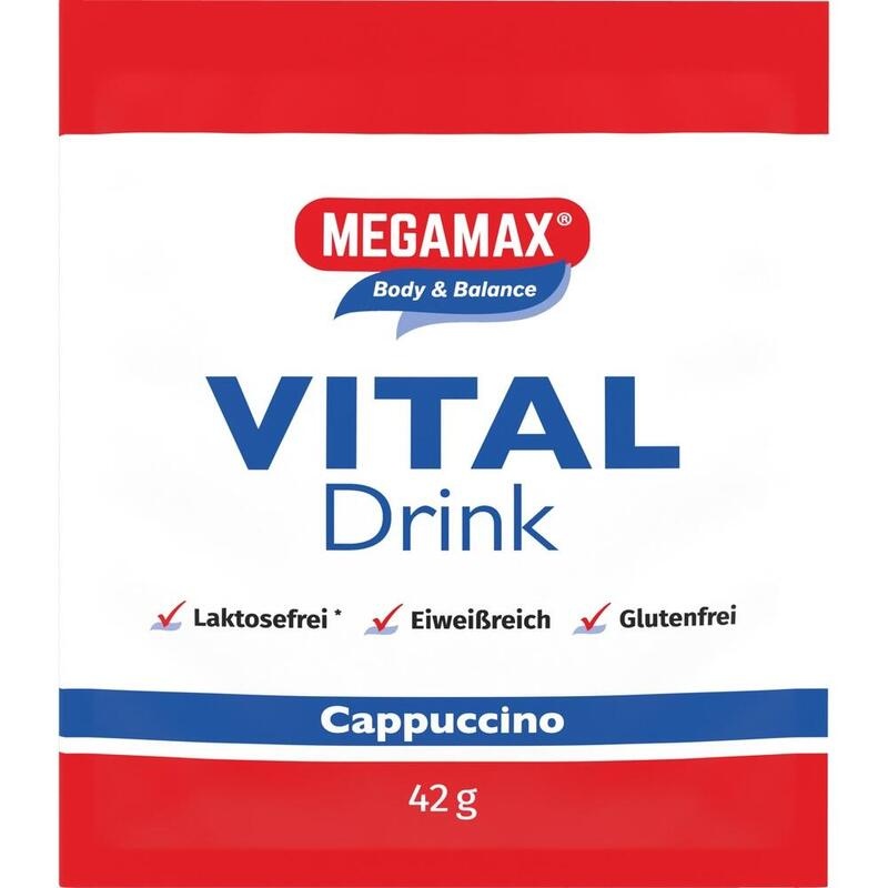 MEGAMAX Vital Drink Cappuccino Pulver