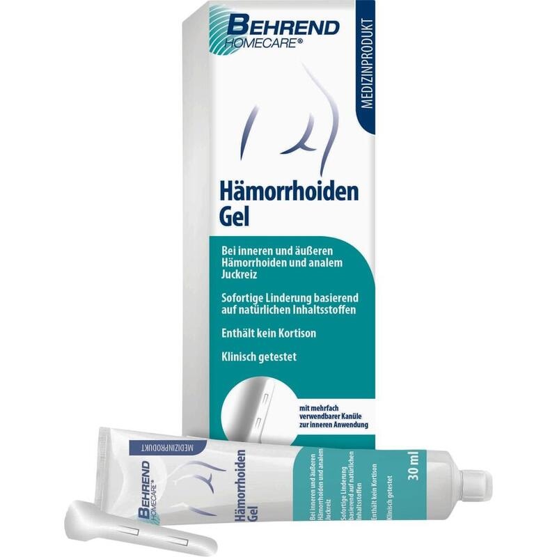 Behrend Hämorrhoiden-Gel – innere & äußere Hämorrhoiden, Analfissuren & Proktitis