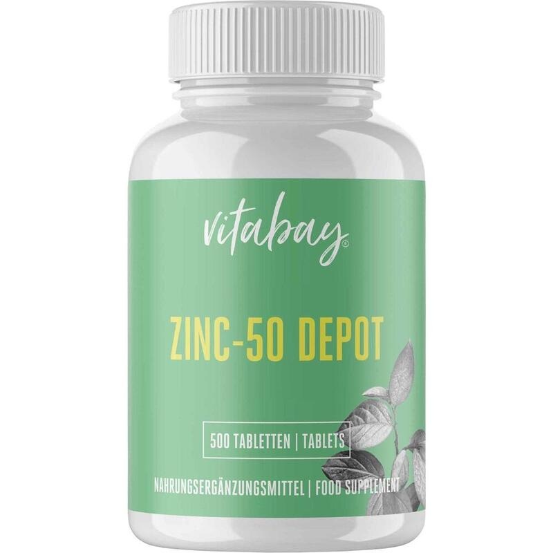 ZINK 50 Depot Zinkgluconat vegan hochdosiert Tabl.