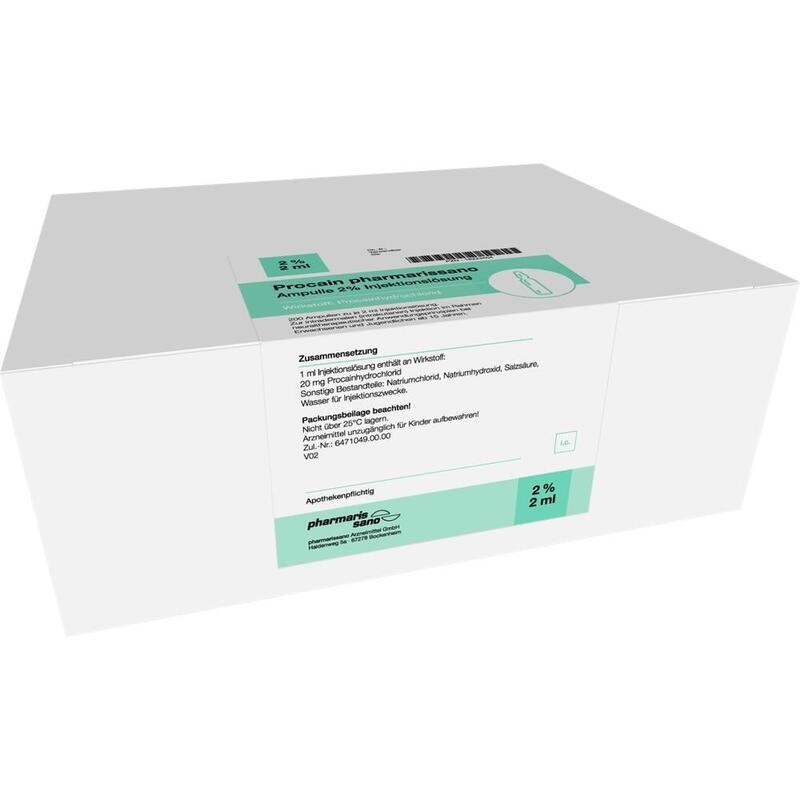 PROCAIN pharmarissano Ampulle 2% 2 ml Inj.-Lsg.