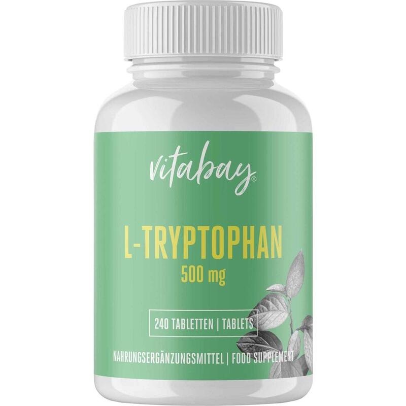 L-TRYPTOPHAN 500 mg Aminosäure vegan Tabletten