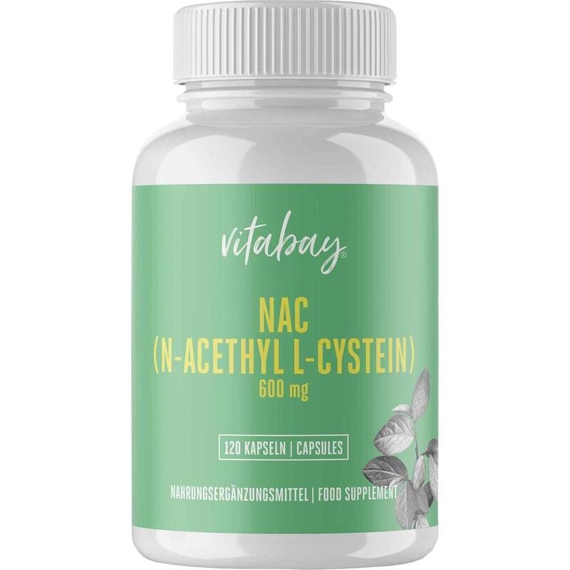 NAC 600 mg N-Acetyl L-Cystein vegan Kapseln