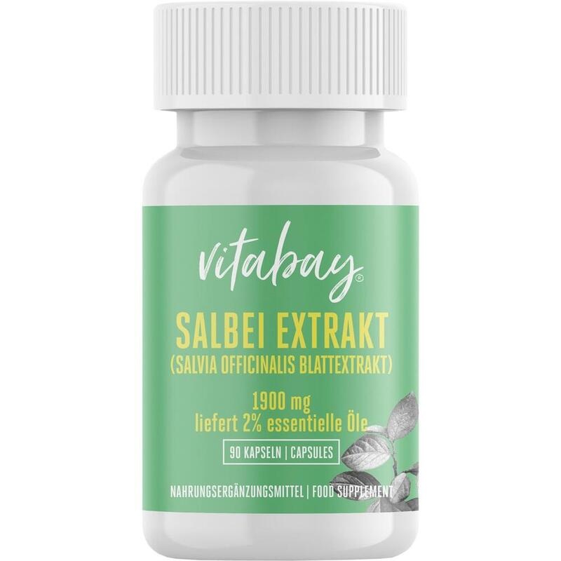 SALBEI EXTRAKT 1900 mg Salvia officinalis veg.Kps.