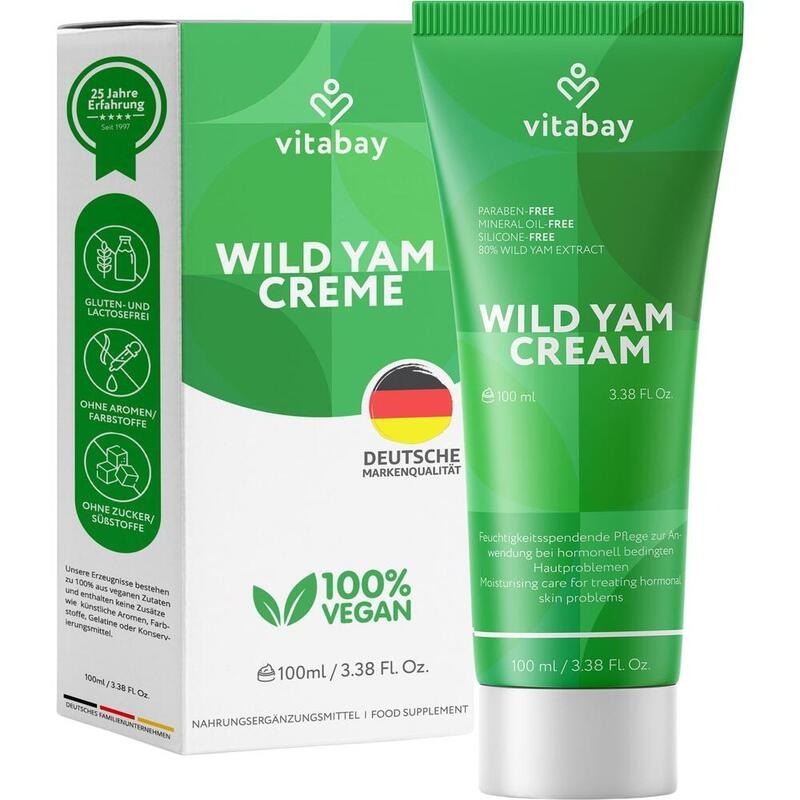 WILD YAMS Creme m.64% Diosgenin Gesicht+Körper