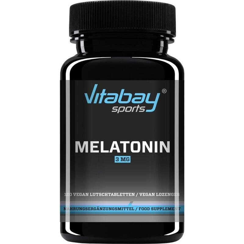 MELATONIN 3 mg Schlaf-Hormon vegan Lutschtabletten