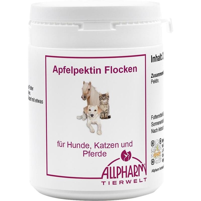 APFELPEKTIN Flocken f.Hunde/Katzen/Pferde
