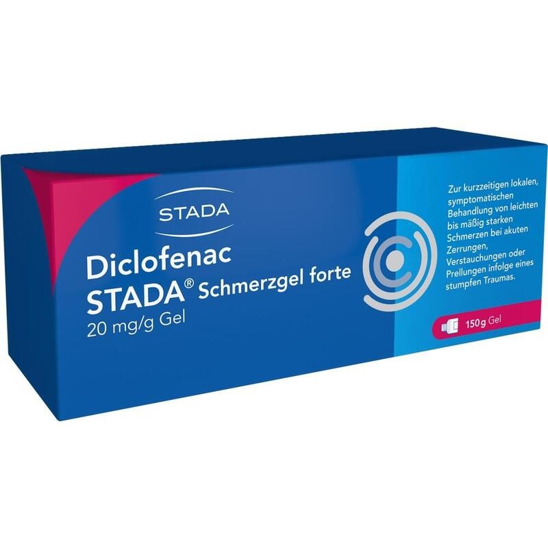 Diclofenac STADA® Schmerzgel forte bei Knie- & Rückenschmerzen, Arthrose & Sportverletzungen