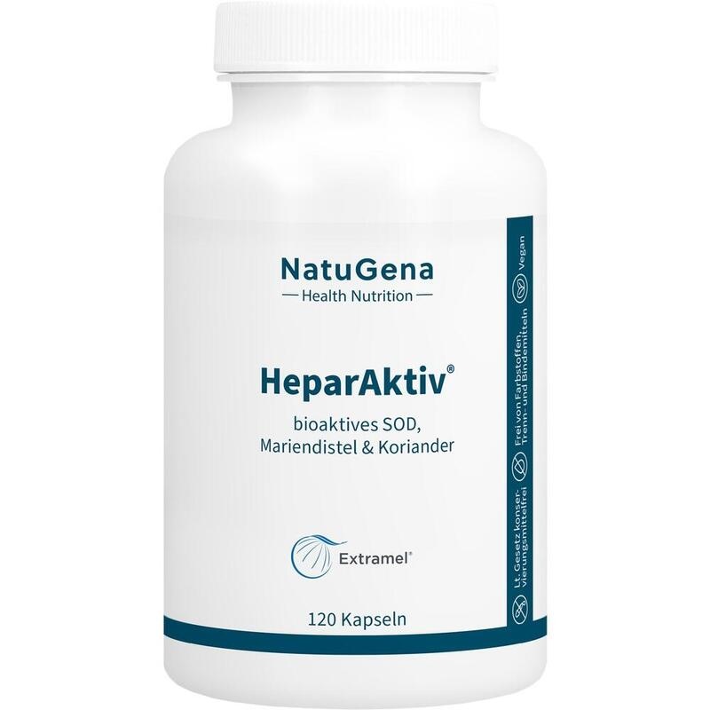 HEPARAKTIV SOD+Bio-Mariendistel+Bio-Koriander Kps.
