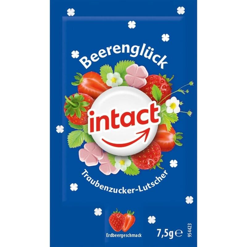 INTACT Traubenzucker Lutscher Beerenglück