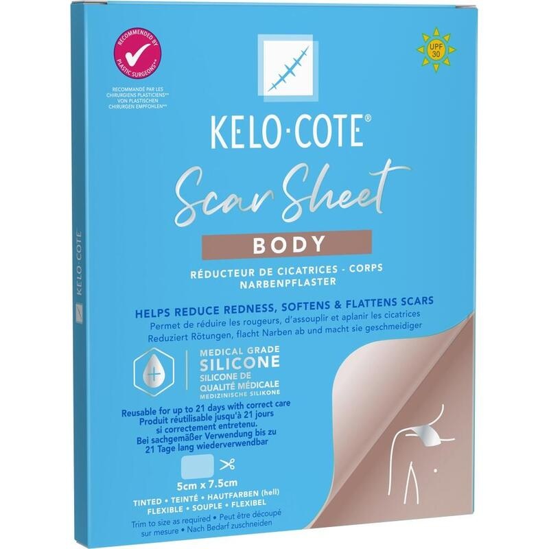 KELO-COTE Silikon-Narbenpflaster Körper