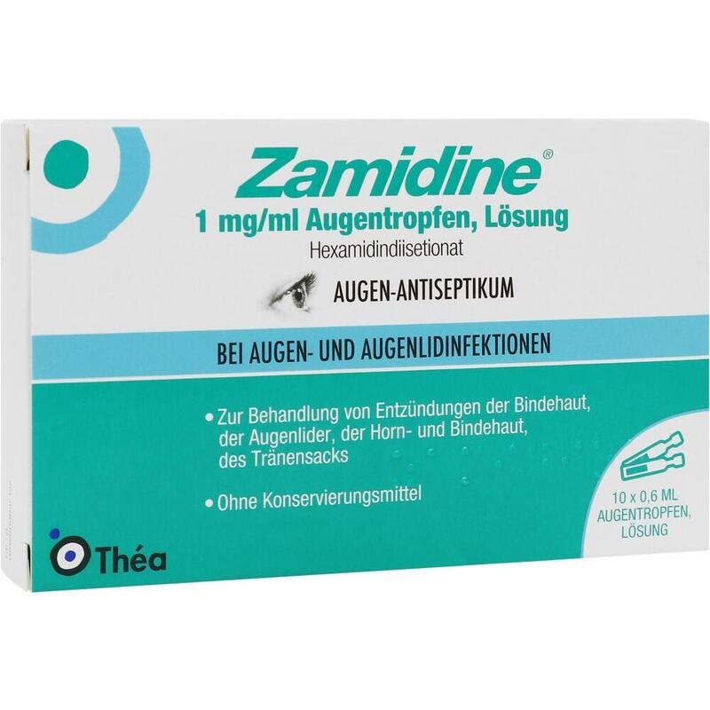 ZAMIDINE 1 mg/ml Augentropfen Mehrdosenbehältnisse