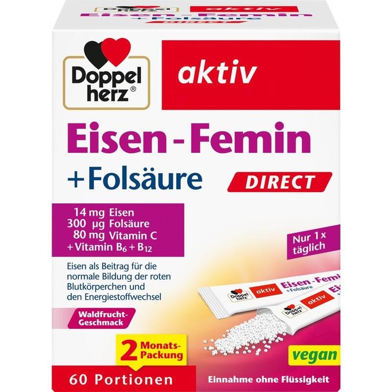 DOPPELHERZ Eisen-Femin DIRECT Pellets