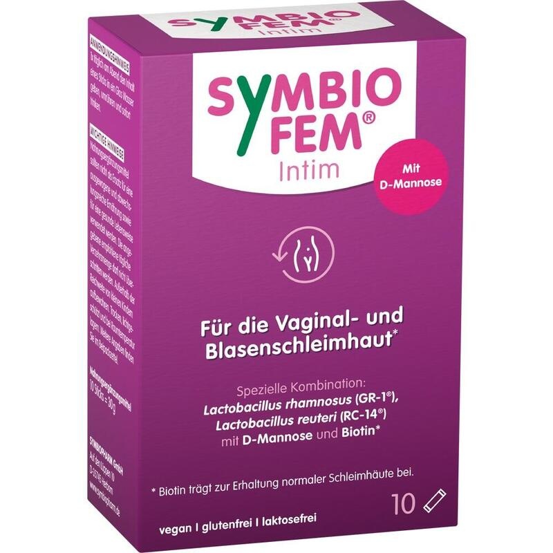 SYMBIOFEM Intim Milchsäurebakterien mit D-Mannose