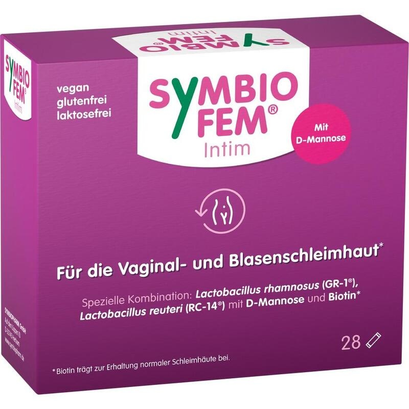 SYMBIOFEM Intim Milchsäurebakterien mit D-Mannose