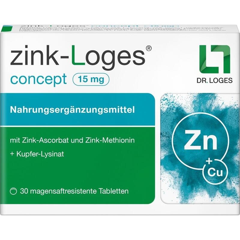 ZINK-LOGES concept 15 mg magensaftres.Tabletten