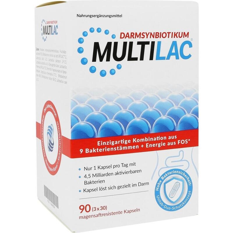 MULTILAC Darmsynbiotikum magensaftres.Kapseln
