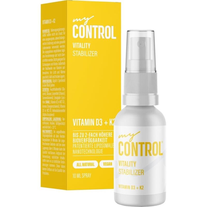 MY CONTROL Vitality Vitamin D3+K2 Spray