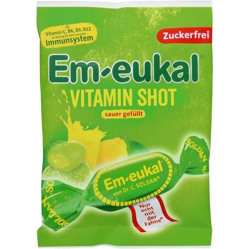 EM-EUKAL Bonbons Vitamin Shot sauer zuckerfrei