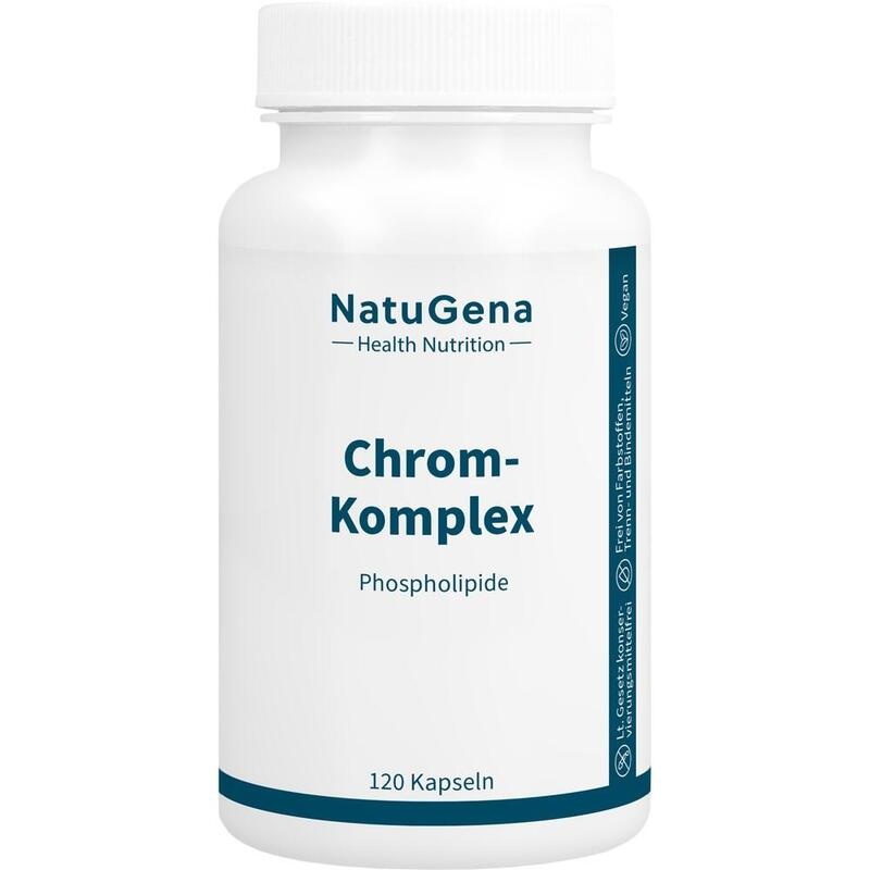CHROM-KOMPLEX hochdosiert+Lecithin vegan Kapseln