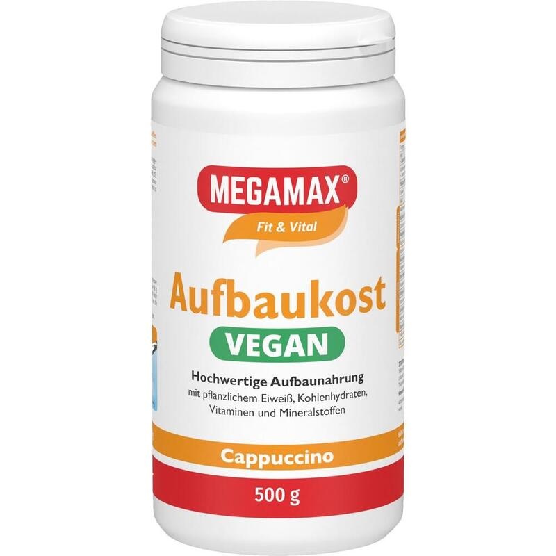 AUFBAUKOST vegan Cappuccino Megamax Pulver