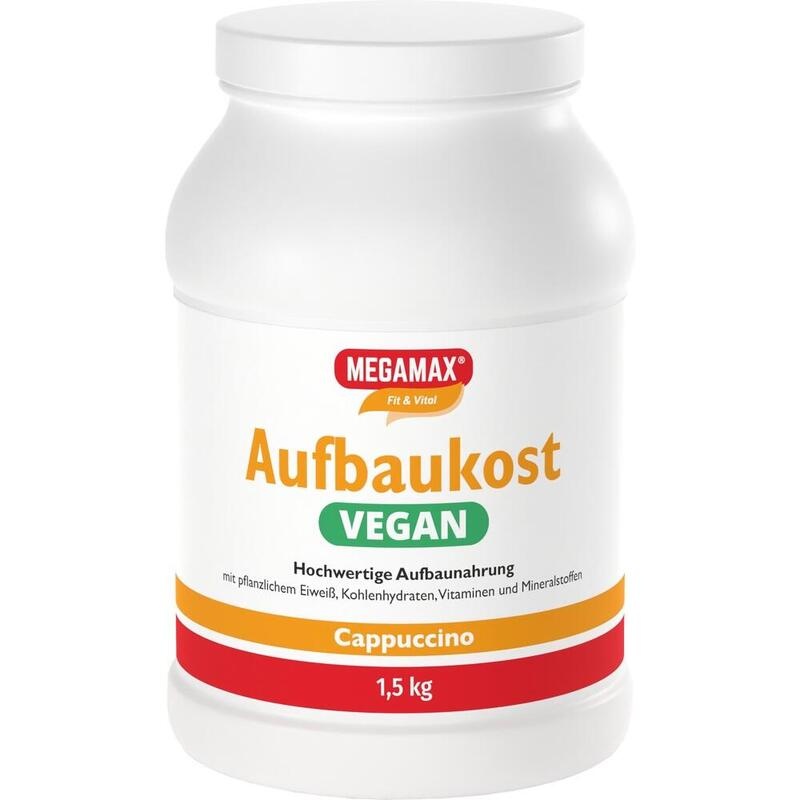AUFBAUKOST vegan Cappuccino Megamax Pulver