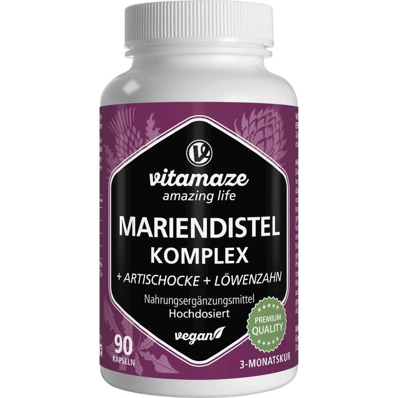 MARIENDISTEL KOMPLEX Artischocke+Löwenzahn veg.Kps