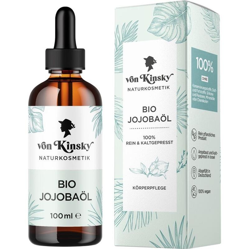 VON KINSKY Bio Jojobaöl rein für Haut und Haare