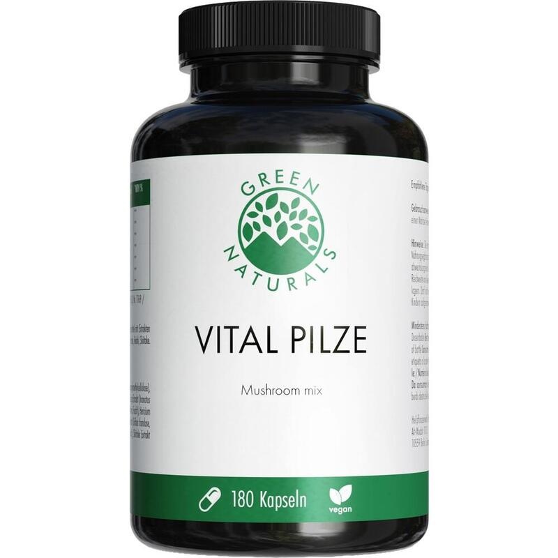 GREEN NATURALS Vital Pilze Cordyceps Reishi vegan