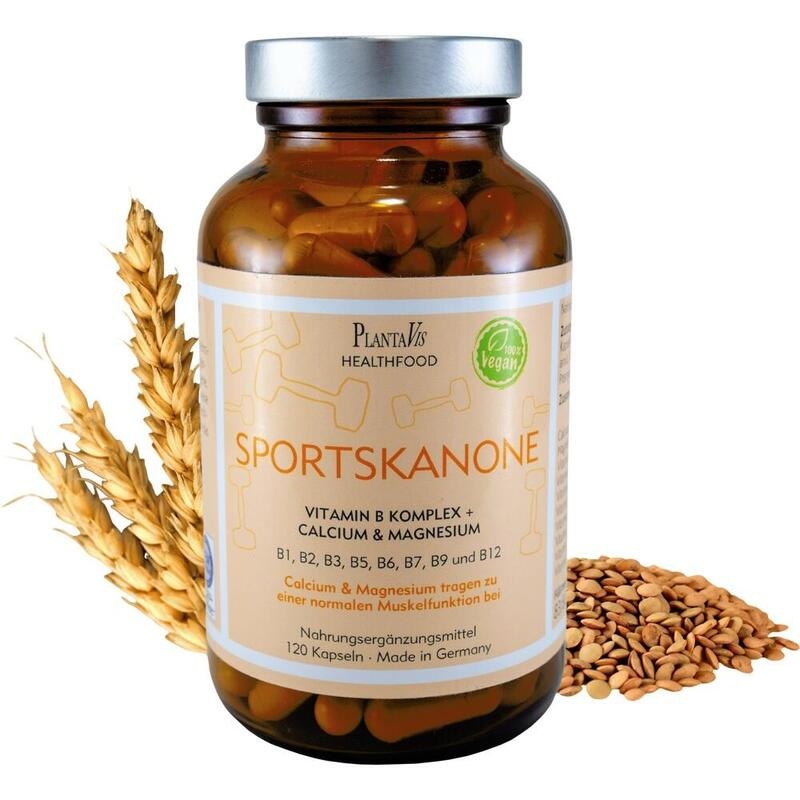 SPORTSKANONE B-Komplex m.Magnesium & Calcium Kaps.