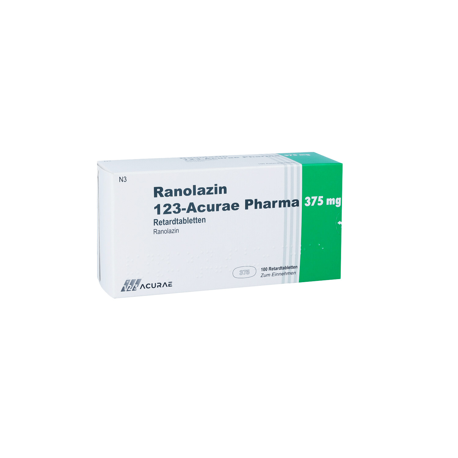 RANOLAZIN 123-Acurae Pharma 375 mg Retardtabletten