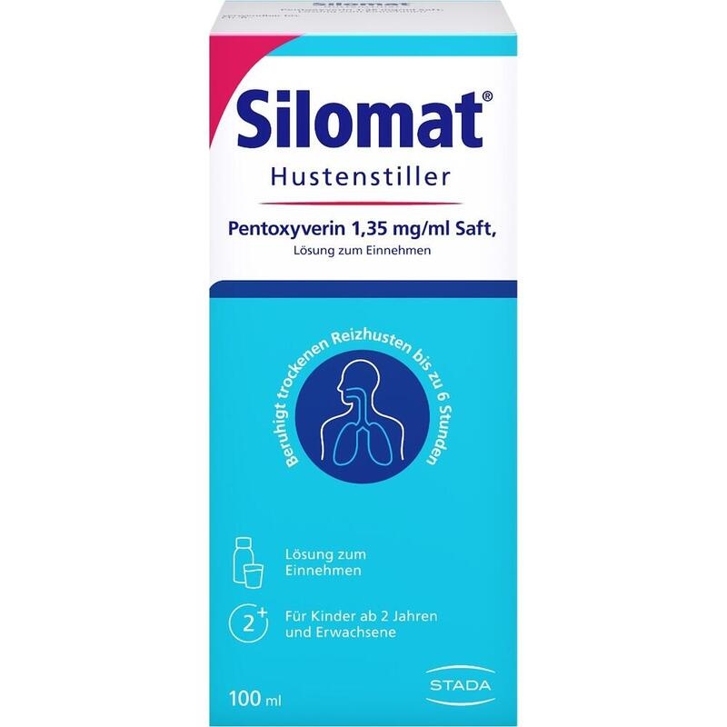 Silomat Hustenstiller Pentoxyverin gegen trockenen Reizhusten & quälenden Hustenreiz