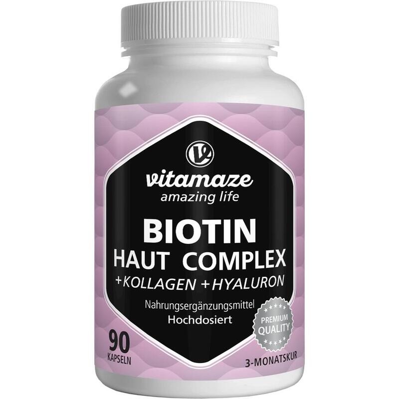 BIOTIN HAUT Komplex hochdosiert+Kollagen Kapseln