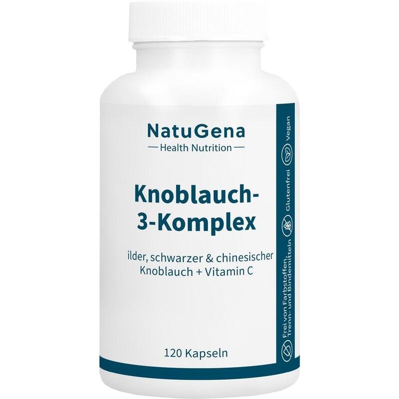 KNOBLAUCH-3-KOMPLEX schwarzer Knoblauch+Vit.C Kps.
