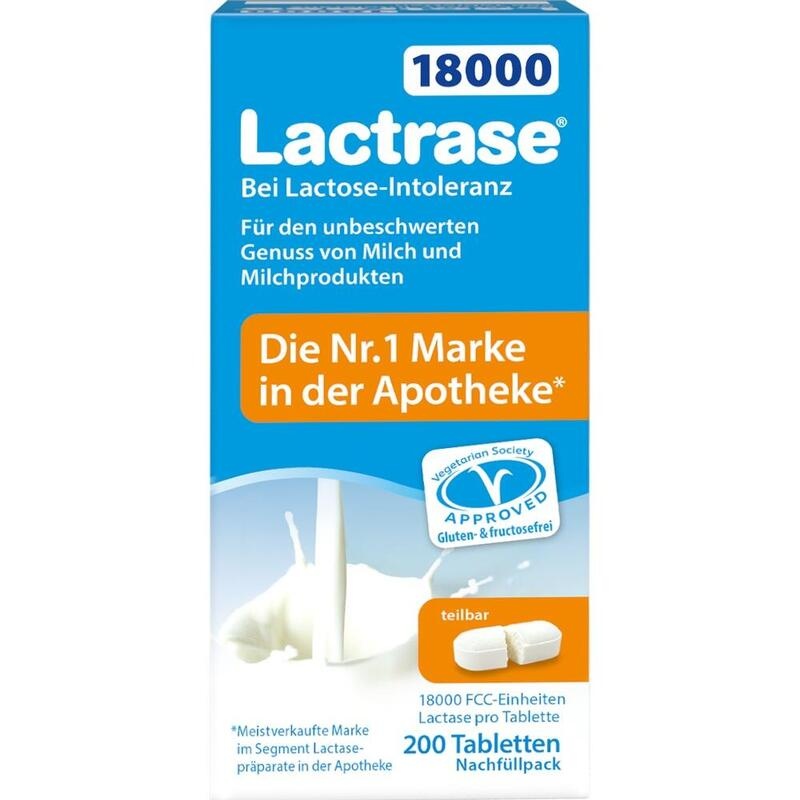 LACTRASE 18.000 FCC Tabletten teilbar Nachfüllp.
