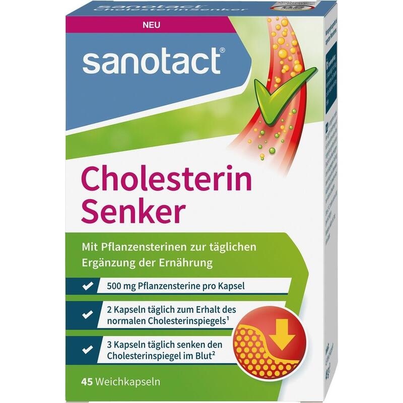 SANOTACT Cholesterin Senker Weichkapseln