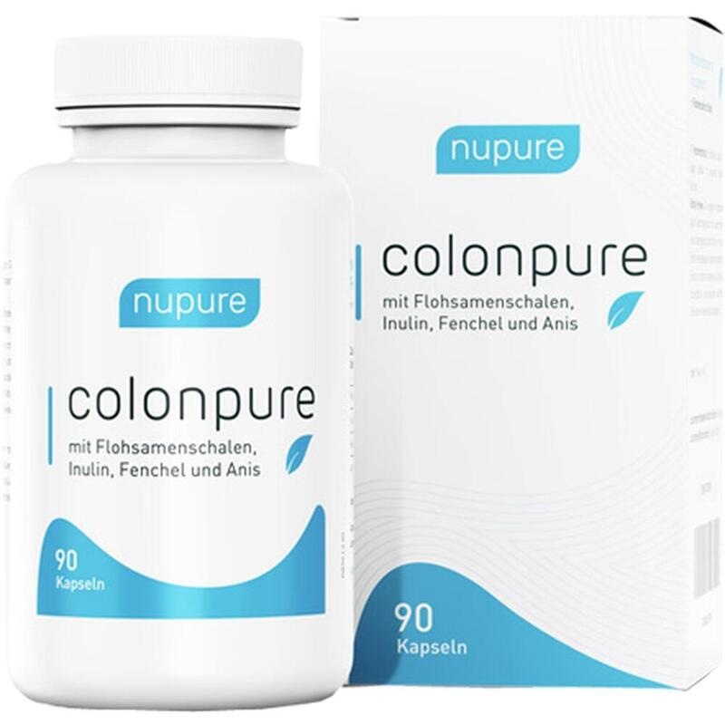 NUPURE colonpure m.Flohsamenschalen & Inulin Kaps.
